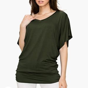 Plus Dolman Top + FREE Handmade Jewelry Item